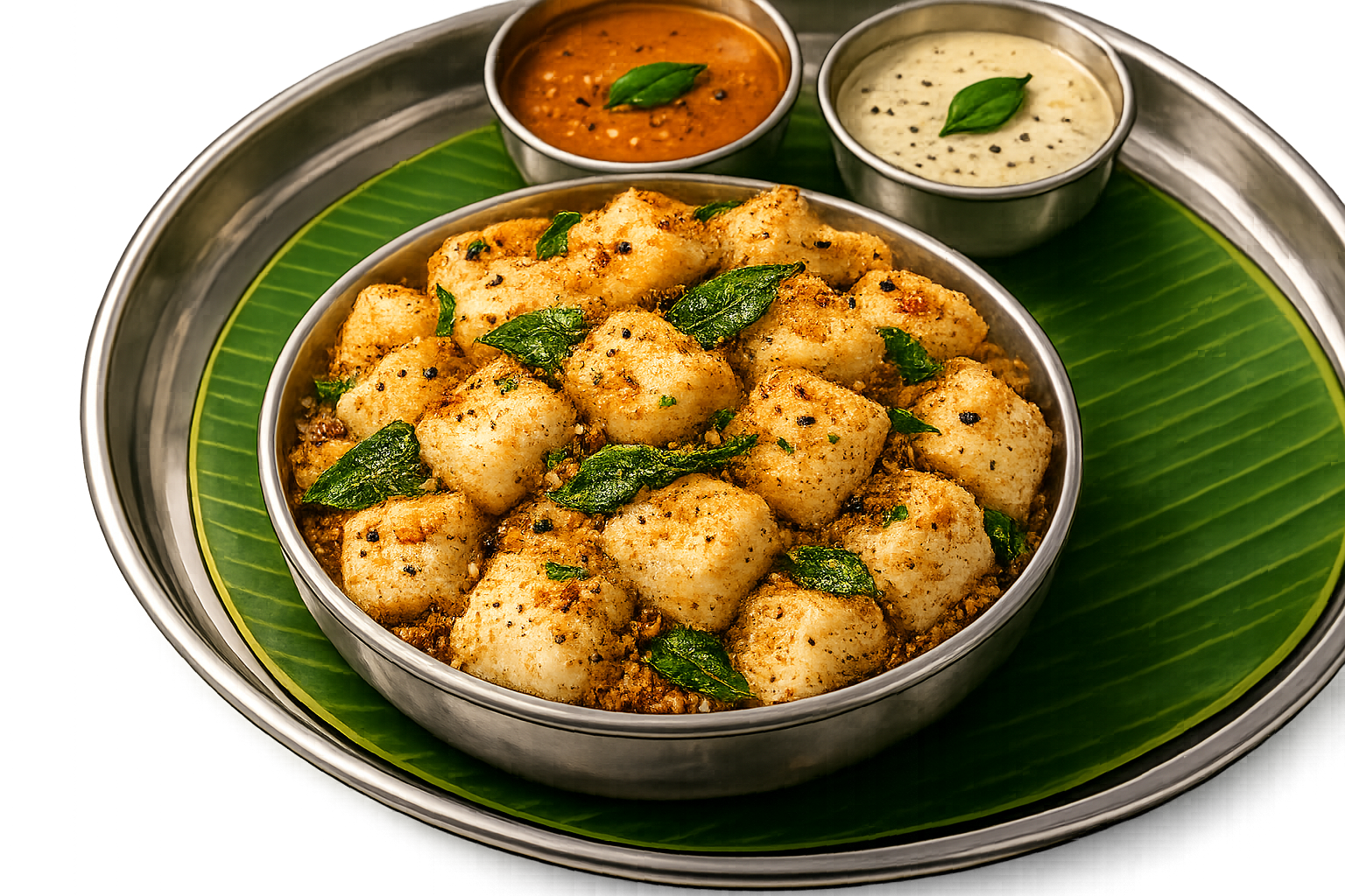 Ghee Podi Idli